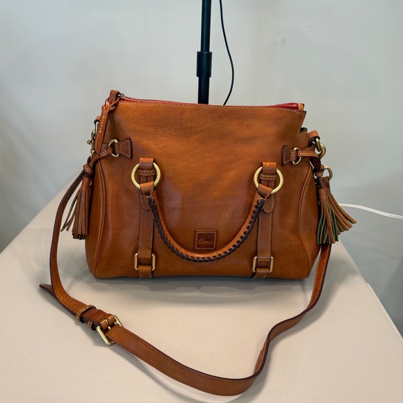 Dooney & Bourke Florentine Satchel Natural - Picture 2 of 16